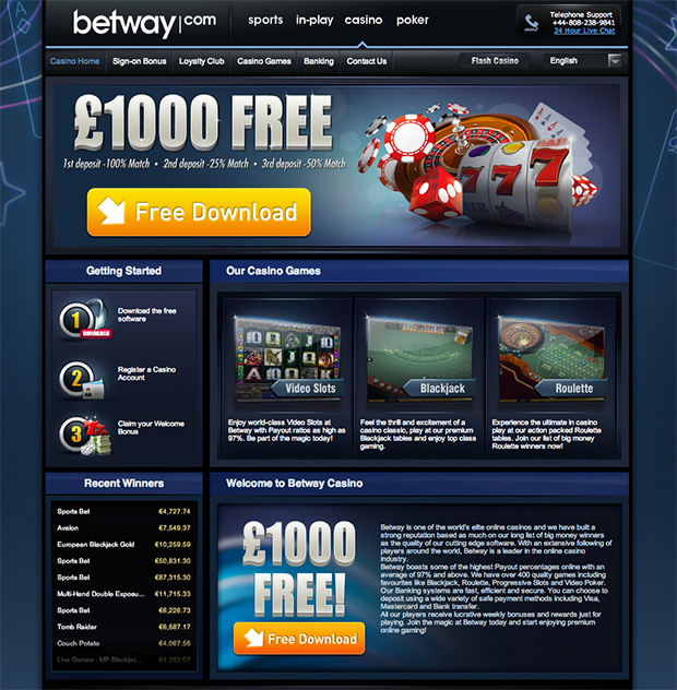 betway casino