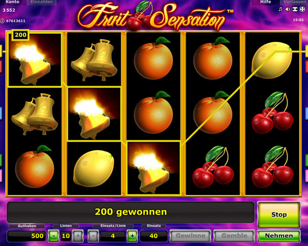 Fruit Sensation Online Spielen