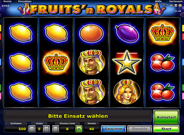 Fruits and Royals Online Spielen