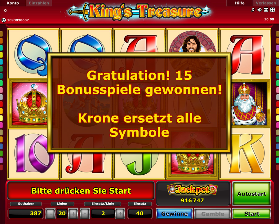 King's Treasure Freispiele