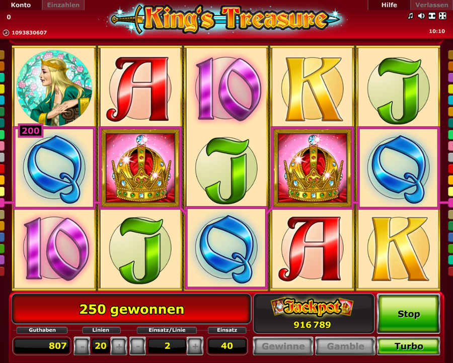 King's Treasure Gewinnen